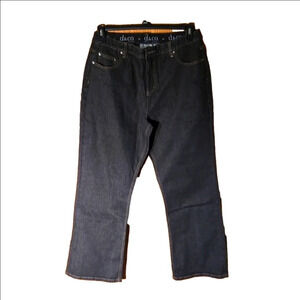 d & co Denim Dark Blue Jeans with 5 pkt & Tummy Panel Women size 16P